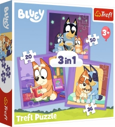 Puzzel TREFL Maak kennis met Bluey 3-in-1