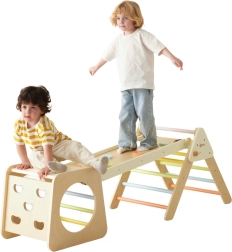 Houten montessori klimset 5-in-1 Classic World voor kinderen – indoor speel- en oefenset