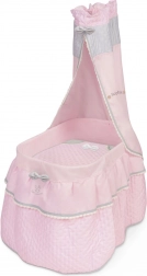 Mobiele poppenwieg met hemel en dekbedje Sophie – DeCuevas