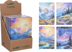 Gelijnd notitieboek 21 × 14,5 cm – Landschap, 80 pagina’s