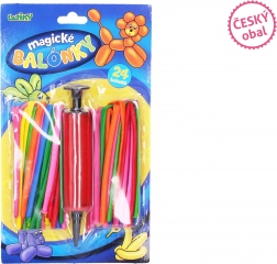 Magic Balloons Set 24 pcs with Pump – Czech Packaging