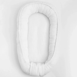 Muslin Baby Nest New Baby, white