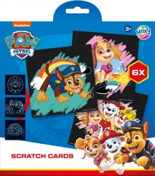 Krasplaatjes Paw Patrol 6 stuks
