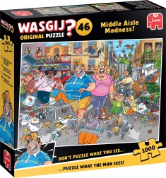 Puzzle JUMBO WASGIJ 46 Middle Alley Madness 1000 pieces