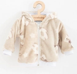 kinder wellsoft winterhoodie met capuchon New Baby Polar Bear