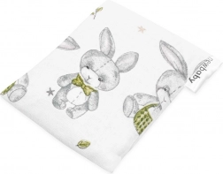 Mousseline warm-koud kussentje met kersenpitten NEW BABY Standard Rabbit