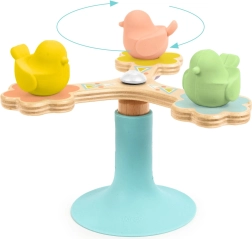 Djeco Baby Spini spinning wooden toy with suction cup