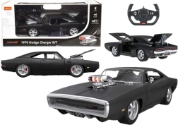 RC car 1:16 DODGE Charger R/T with opening features – black