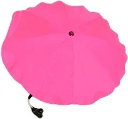 roze parasol voor kinderwagen