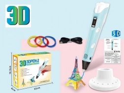 Set 3D‑Stift mit Filamenten und USB‑Stromkabel