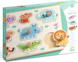 Djeco insert puzzle Jungle Animals