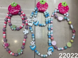 Wooden Beads Set Necklace and Bracelet