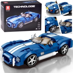Technische bouwset – blauwe sport-roadster 312 onderdelen