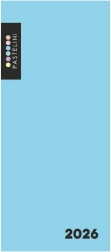 Wekelijkse agenda blauw 2026 Pastelini