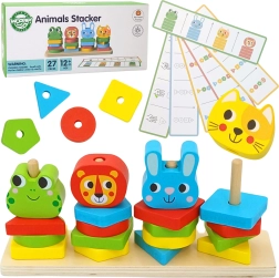 Woopie Montessori Dierenpiramide 27 stuks