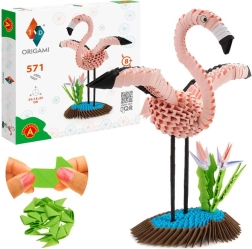 Alexander kit créatif origami 3D flamant