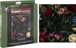 Diamond painting Bloemen 20 × 20 cm