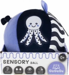 sensorisch pluche balletje met belletje GAGAGU voor baby’s
