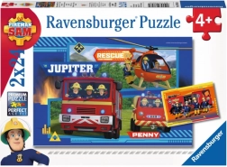 Ravensburger puzzle Fireman Sam: Callout 2×24 pieces