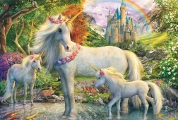 Puzzle Licorne avec Jeunes 200 Pièces