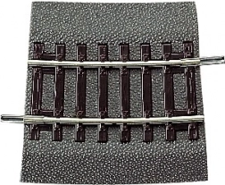 ROCO LINE bochtspoor R3 met ballast H0 (7,5°, 419,6 mm)