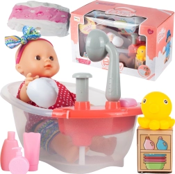 Bath doll with accessories