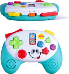 Interactieve gamecontroller met licht- en geluidseffecten