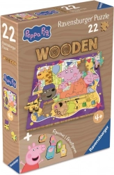 Puzzle en bois PEPPA PIG 22 pièces – Ravensburger