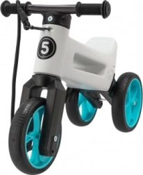 Loopfiets Funny Wheels Rider SuperSport 2-in-1 met draagriem – Turkoois