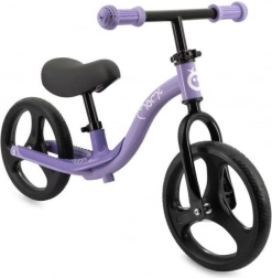 Loopfiets MoMi Isoka met LED-wielen – paars