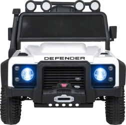 Elektrische kinderauto LAND ROVER Defender 110 SVX Concept – Wit