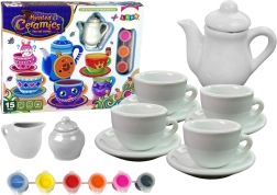 Creatieve theeset DIY voor het beschilderen van porselein