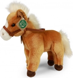 Rappa plush brown standing horse 30 cm eco friendly