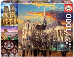 Puzzle Collage Notre Dame 1000 pièces