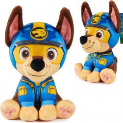 Pluchen knuffel Chase uit PAW Patrol Jungle Pups 18 cm