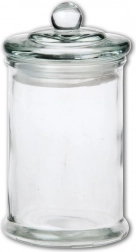 Glazen voedselopbergpot 330 ml met deksel