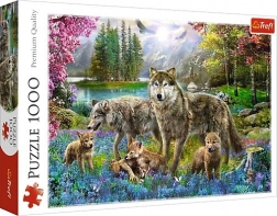 Puzzle 1000 pièces – Famille de loups
