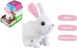 pluchen konijntje BEN van TEDDIES – springende en pratende speelgoed