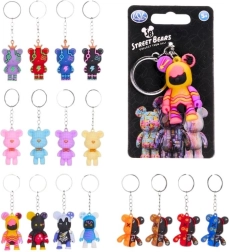 3D sleutelhanger Street Bear – 16 varianten