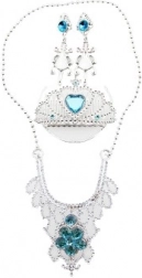 Kids’ beauty set with crown, necklace and earrings