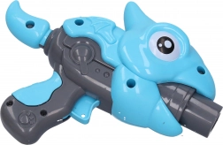 Pistolet à visser motif dinosaure avec balles en mousse 21 cm