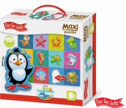 Far Far Land maxi puzzel Zeedieren 24 stukken