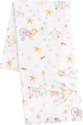 Lange en flanelle pour bébé avec imprimé New Baby Circus