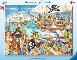 Ravensburger puzzel Slag op volle zee 36 stukjes
