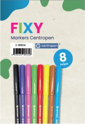 Set of 8 marker pens mix