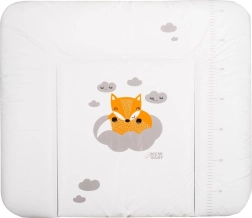 Matelas à langer souple NEW BABY Renard 85 × 70 cm blanc