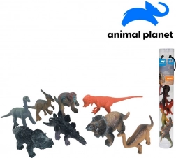 Animaux dinosaures en tube 8 pcs