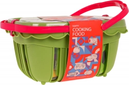 Picknickmand met fruit en groente voor kinderen