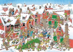 Puzzle JUMBO Jan van Haasteren – Santa’s Village, 1000 pieces
