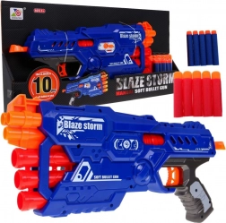 6-loops kinderblaster BLAZE STORM met 10 foamkogels, handmatig